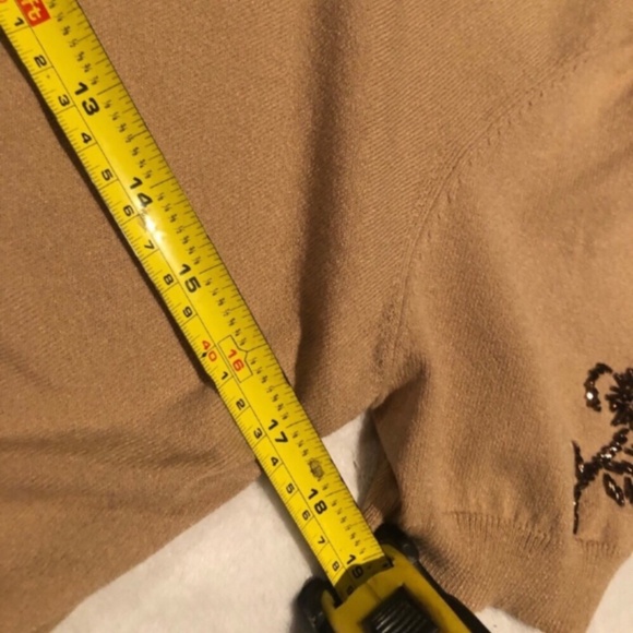 Nine West Cream Embroidered Women's Top - Picture 6 of 8